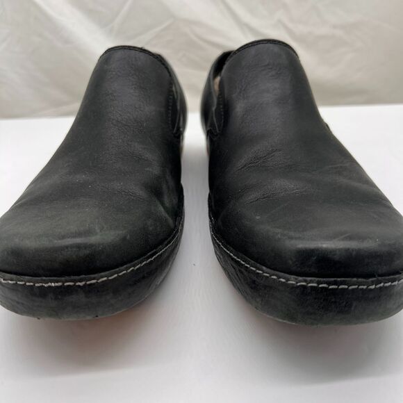 UGG Men\'s Leather Slip On Casual Loafers Shoes Black Size 10 main image 16